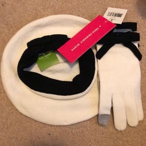 Hat and glove set